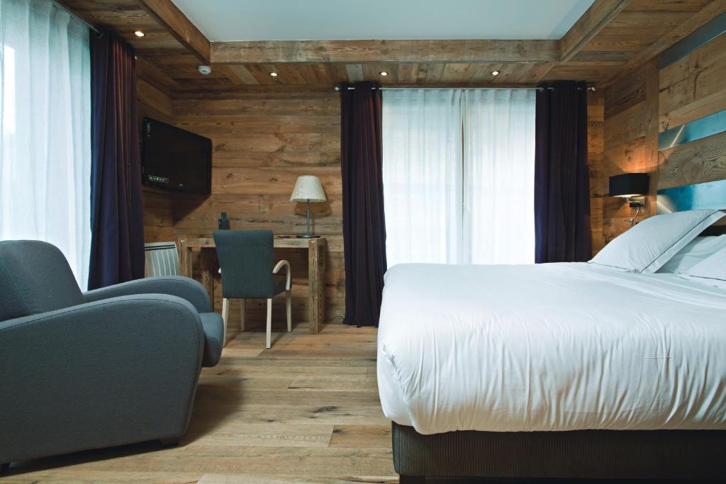 Chalet-Hotel La Marmotte, La Tapiaz & Spa, The Originals Relais Les Gets Rom bilde